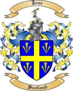 Jone Family Crest from Scotland