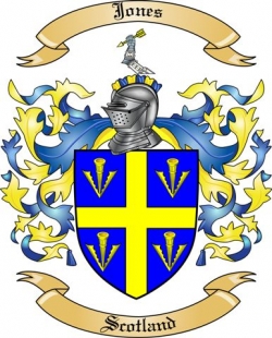Jones Family Crest from Scotland