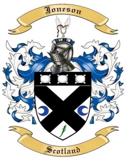 Joneson Family Crest from Scotland