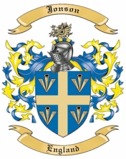 Jonson Family Crest from England