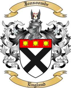 Jonsoombe Family Crest from England2