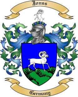Jonss Family Crest from Germany