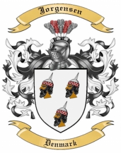 Jorgensen Family Crest from Denmark