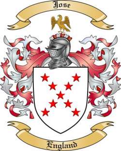 Jose Family Crest from England