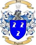 Juck Family Crest from England