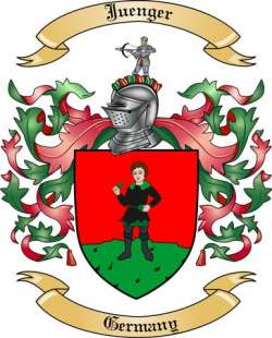 Juenger Family Crest from Germany