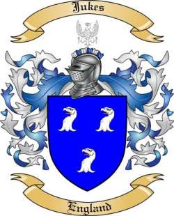 Jukes Family Crest from England