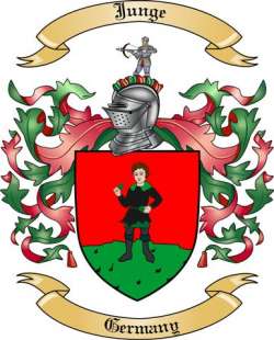 Junge Family Crest from Germany