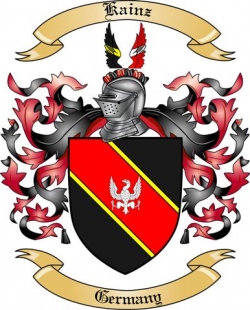 Kainz Family Crest from Germany