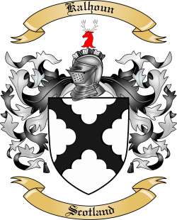 Kalhoun Family Crest from Scotland