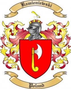 Kamieniewski Family Crest from Poland