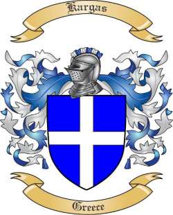 Kargas Family Crest from Greece
