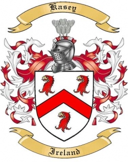 Kasey Family Crest from Ireland