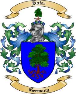 Kater Family Crest from Germany