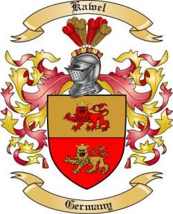 Kawel Family Crest from Germany