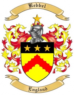 Kebbel Family Crest from England
