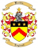 Keeble Family Crest from England