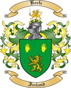 Keefe Family Crest from Ireland
