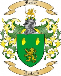 Keefer Family Crest from Ireland