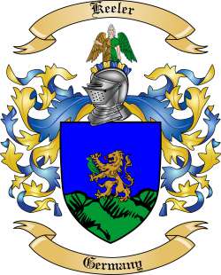 Keeler Family Crest from Germany