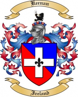 Keenan Family Crest from Ireland