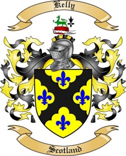 Kelly Family Crest from Scotland