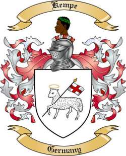 Kempe Family Crest from Germany