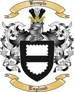 Kemple Family Crest from England