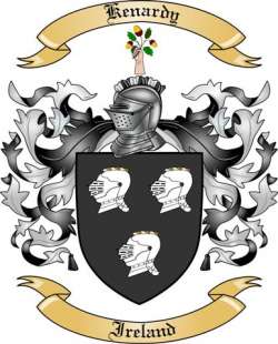 Kenardy Family Crest from Ireland