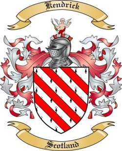 Kendrick Family Crest from Scotland