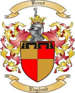 Kenet Family Crest from England