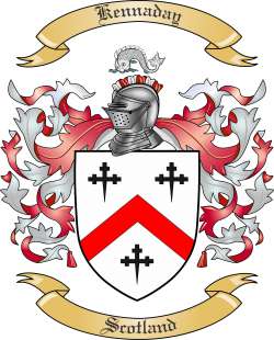 Kennaday Family Crest from Scotland