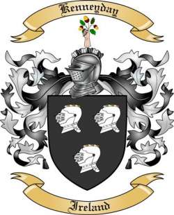 Kenneyday Family Crest from Ireland