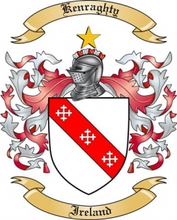 Kenraghty Family Crest from Ireland