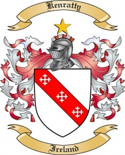 Kenratty Family Crest from Ireland