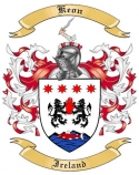 Keon Family Crest from Ireland