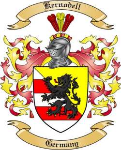 Kernodell Family Crest from Germany