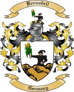 Kernodell Family Crest from Germany2