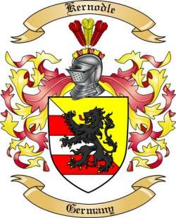 Kernodle Family Crest from Germany