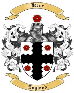 Kerr Family Crest from England