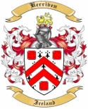 Kerriven Family Crest from Ireland