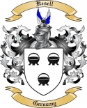 Kesell Family Crest from Germany