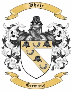 Khole Family Crest from Germany