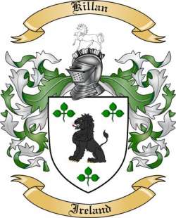Killan Family Crest from Ireland