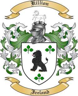 Killion Family Crest from Ireland