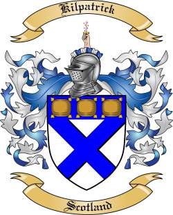 Kilpatrick Family Crest from Scotland