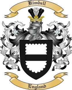 Kimbell Family Crest from England