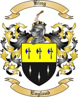King Family Crest from England2