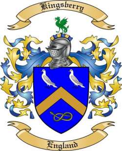 Kingsberry Family Crest from England