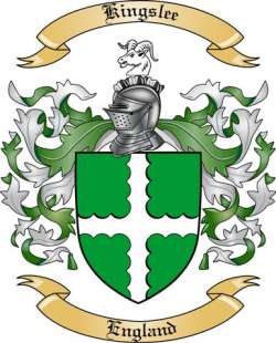Kingslee Family Crest from England